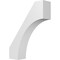 Ekena Millwork 6-in. W x 22-in. D x 28-in. H Westlake Architectural Grade PVC Knee Brace BRCP06X22X28WTL - alternate 1